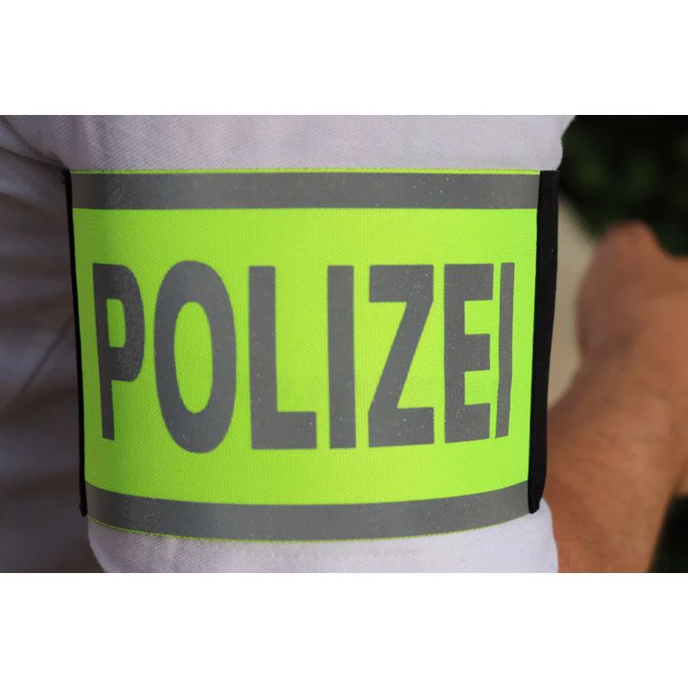 Armbinde POLIZEI neongelb/silber - Image 3