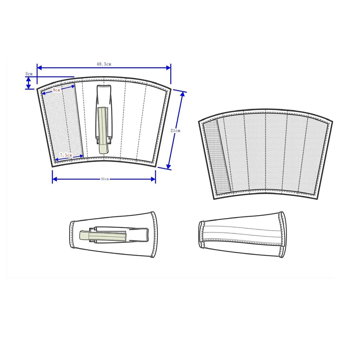CEST Armor Arm Holder, Unterarmschutz mit Teleskopschlagstockholster, Magazinholster, Paar, Stichschutz, Schnittschutz, Bissschutz - Image 9
