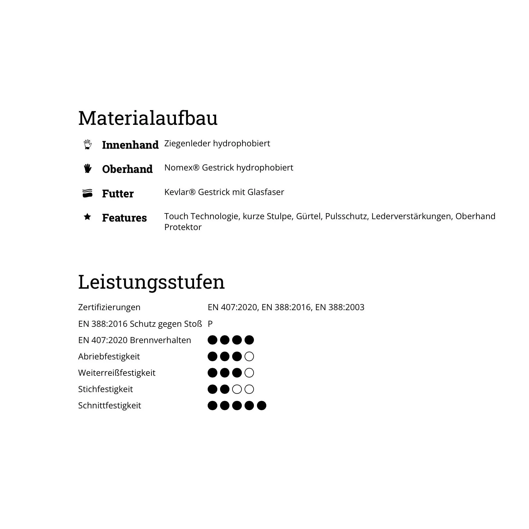 CEST Safety Maximum Fire Schnittschutzhandschuhe - Image 3
