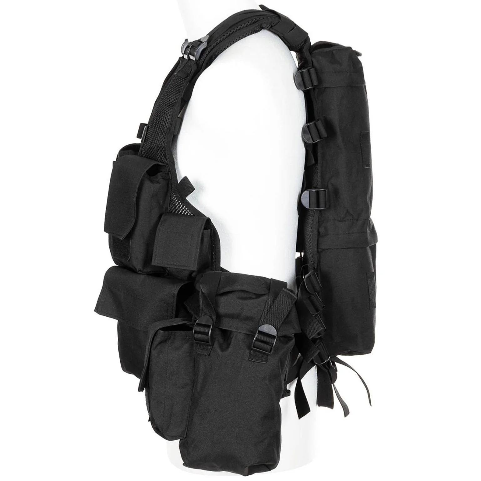 Tactical Weste mit diversen  Taschen, schwarz - Image 2